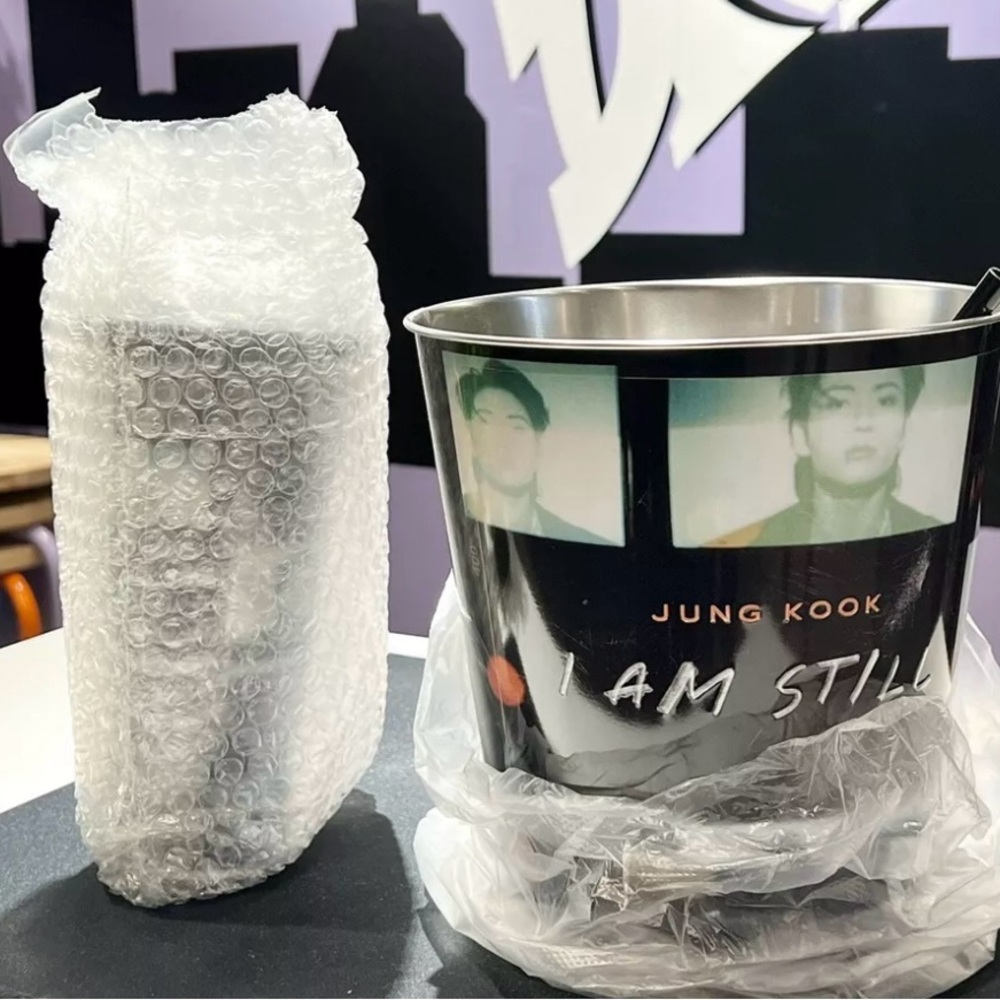 NEW Jungkook I Am Still Popcorn Bucket & Cup Set BTS Still In Wrapper Unused